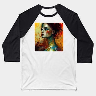 Woman of Fire Baseball T-Shirt